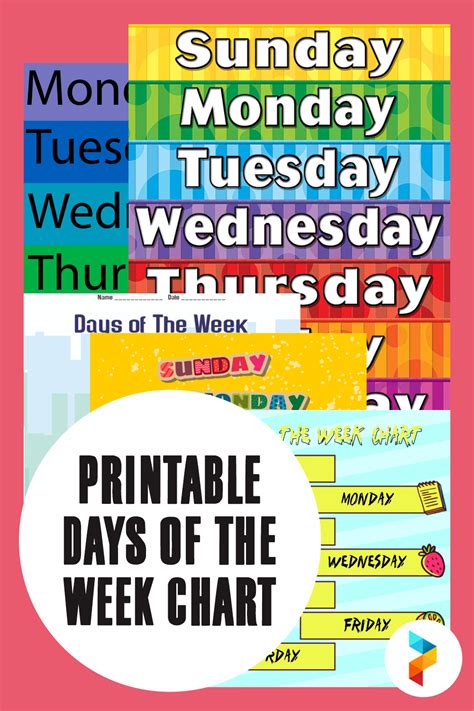 Best Printable Days Of The Week Chart Pdf For Free Vrogue Co