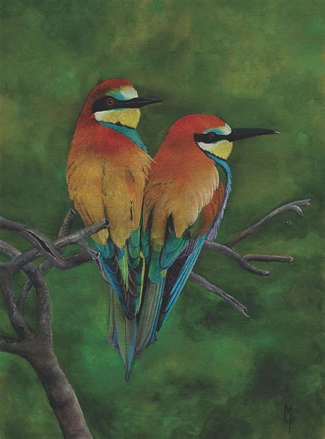 European Bee Eater Painting By Marsha Friedman Fine Art America