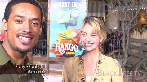 Nickelodeons The Troop Star Gage Golightly At Rango Opening Day