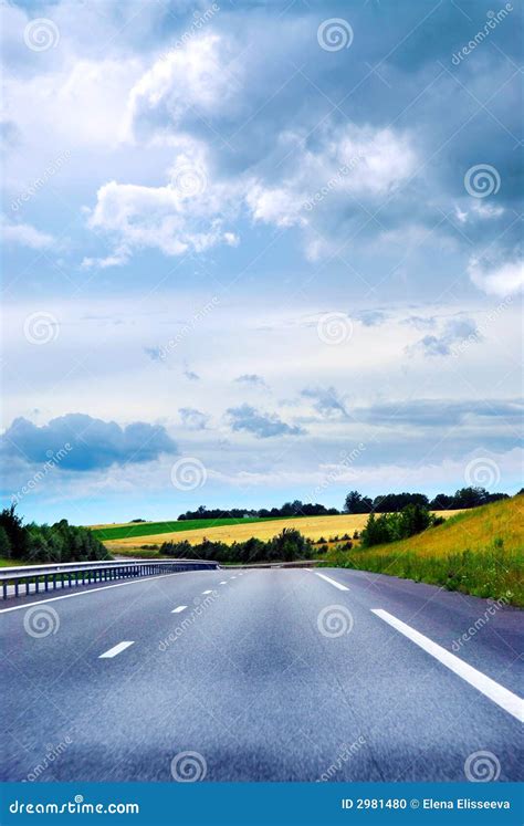 Empty Road Stock Photo Image Of Highway Asphalt Curved 2981480