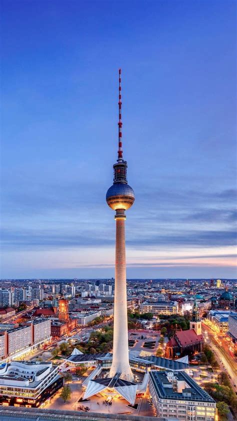 Tv Tower In Berlingermany Cool Places To Visit Berlin Travel Germany