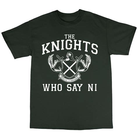Knights That Say Ni T Shirt 100 Cotton Monty Python And The Holy Grail