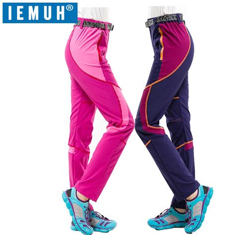 Iemuh Top Quality Summer Thin Breathable Quick Dry Pants Women Outdoor