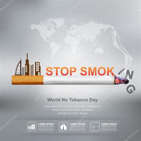 World No Tobacco Day Vector Concept Stop Smoking ⬇ Vector Image by © Space-Vector | Vector Stock ...