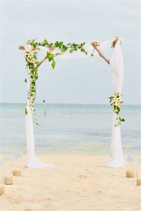 Romantic Wedding Arbor Perfect For Any Beach Or Destination Wedding Belize Weddings