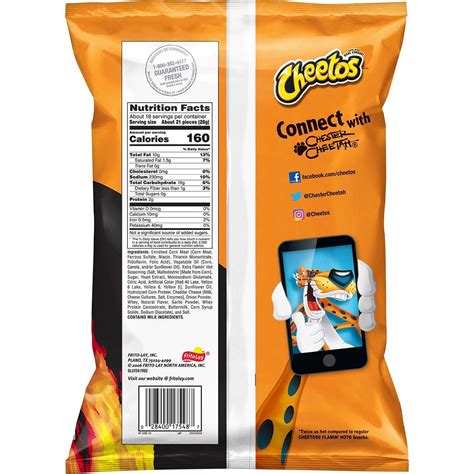 Cheetos Crunchy Xxtra Flamin Hot Crunchy Cheese Flavored Snacks Bulk Party Size 1787 Fl Oz