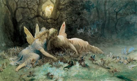 Gustave Doré Gustave Dore Scene Drawing Fairy Paintings