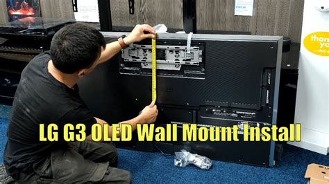 Lg G3 Oled Wall Mount Installation The Easy Way Youtube