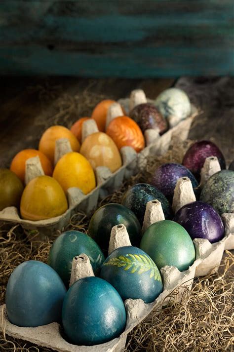 Naturally Dyed Easter Eggs Viktorias Table Naturally Dyed Easter