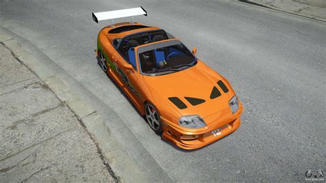 Dominic toretto goes to the republic of dominica to avoid the hunt of police. Toyota Supra Fast and the Furious for GTA 4