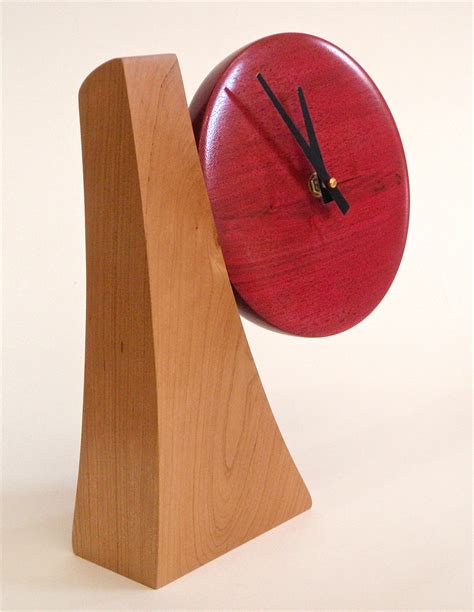 Adjustable Desk Clock Iii By Todd Bradlee Wood Clock Artful Home