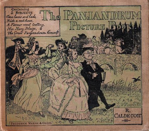 An Advertisement For The Panhandrum Picture Book With People Dressed