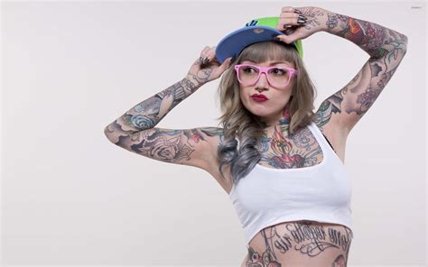 Tattoo Girl Wallpaper 4k Hd Wallpaper For Desktop And Gadget