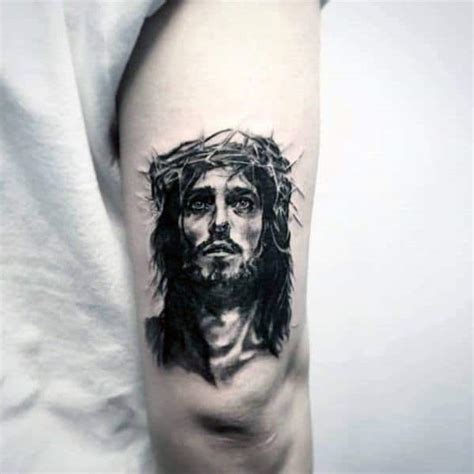 Tatuajes De Jesus En D En El Brazo Catholic Tattoos Religious Tattoos