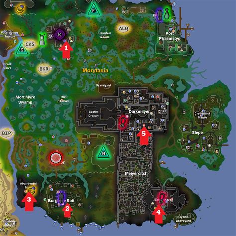 Mortytania Shooting Star Guide Osrs Old School Runescape Guides