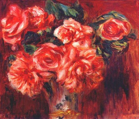 Moss Roses C1890 Pierre Auguste Renoir