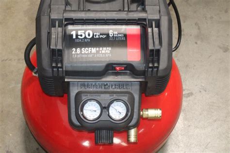 Porter Cable 6 Gal 150 Psi Portable Electric Air Compressor Property