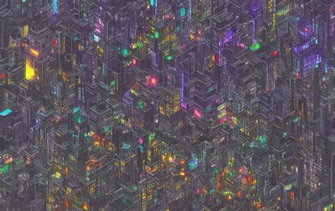 A Cyberpunk City Pixel Art By Kirokaze Stable Diffusion Openart
