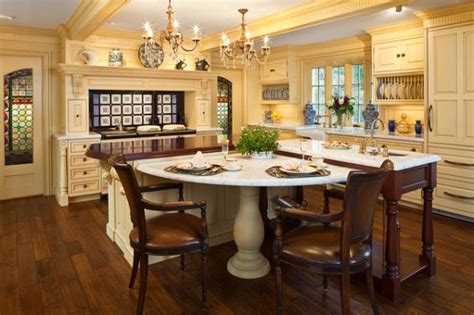 Kitchen islands are an amazing addition to almost all kitchen designs and so we have decided to create a gallery of high definition kitchen island pictures to help inspire you. 30 Kitchen islands with tables, a simple but very clever combo