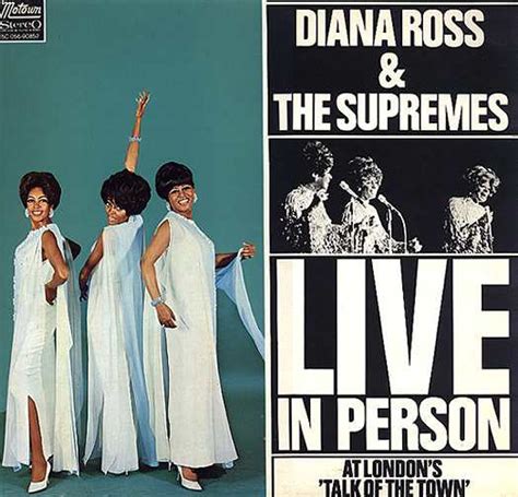 Diana Ross And The Supremes Live In Person At Londons Talk Of The Town