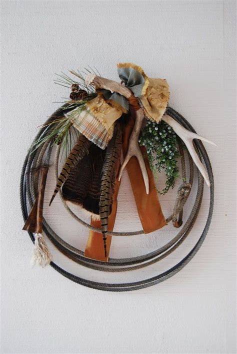 Lariat Antler Rope Wreath Country Spice By Designsbytinacollins 6500
