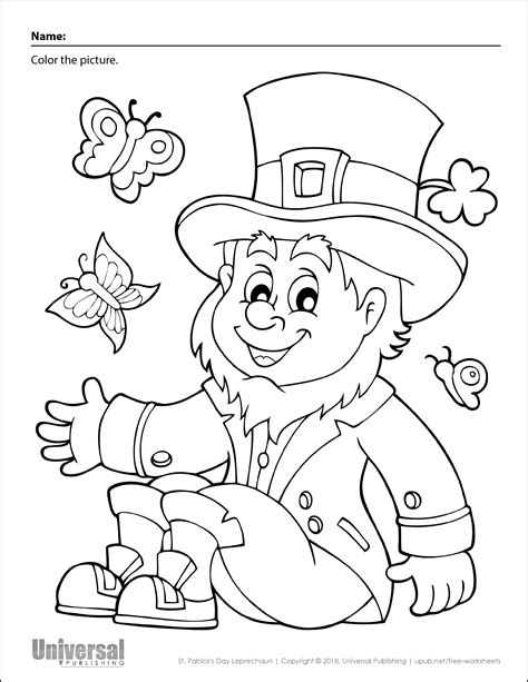 Patrick's day coloring pages last updated: St Patricks Day Coloring Page - Universal Publishing Blog
