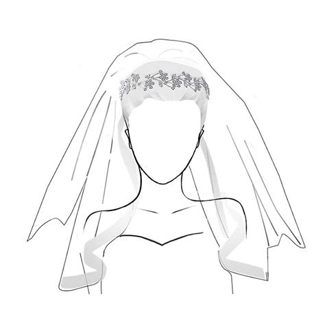 Wedding Veil Drawing At Getdrawings Free Download