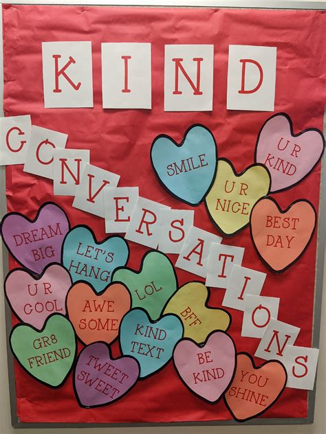 Kind Conversations Valentines Day Themed Bulletin Board Kit