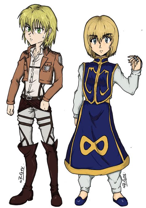 Kurapika And Armin Color By Raygirl14 On Deviantart