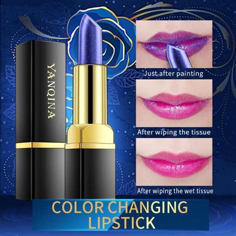 Temperature Color Changing Lip Stick Blue Rose Lipstick Moisturizing