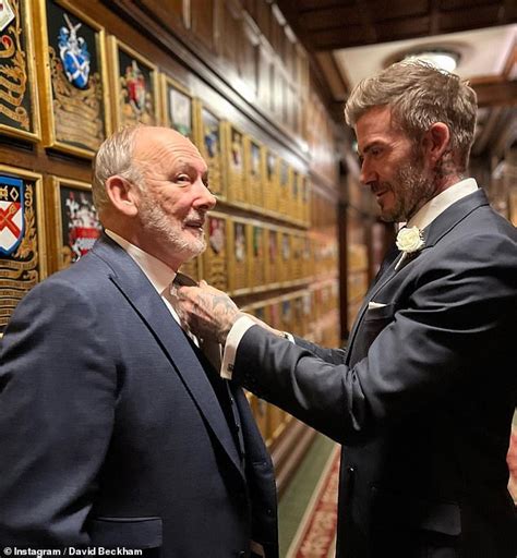David Beckham Shares More Snaps From His Dad Teds Wedding To Solicitor