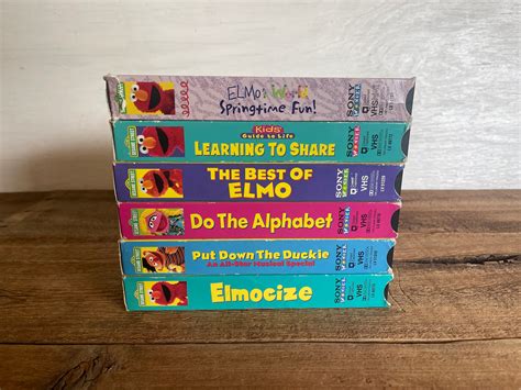 Sesame Street Vhs Lot