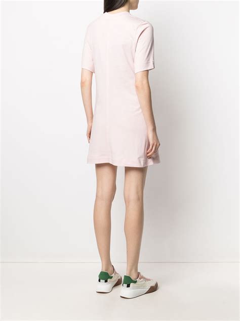 Stella Mccartney Pink Logo Print T Shirt Dress For Women 603084sow70