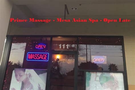 Prince Massage Mesa Asian Spa Open Late Spas And Services In