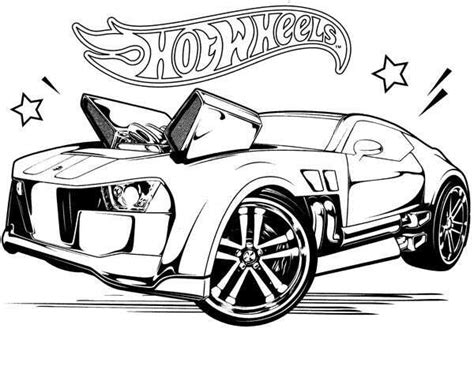 Free Printable Hot Wheels Coloring Pages