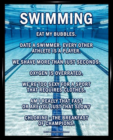 Swimming Lanes 8x10 Sport Poster Print Swimming Quotes Swimming Motivation Swimming Quotes Funny