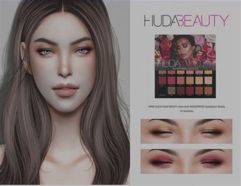 Goppols Me Rose Gold Eyeshadow Palette Sims 4 Downloads Sims The