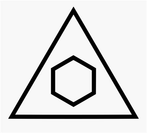 Harry potter outline collection icon set. Transparent Hexagon Outline Png - Harry Potter Deathly ...