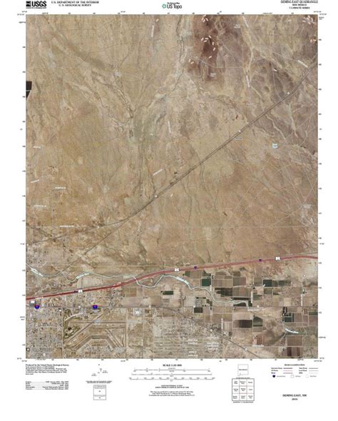 2010 Deming Nm New Mexico Usgs Topographic Map In 2022