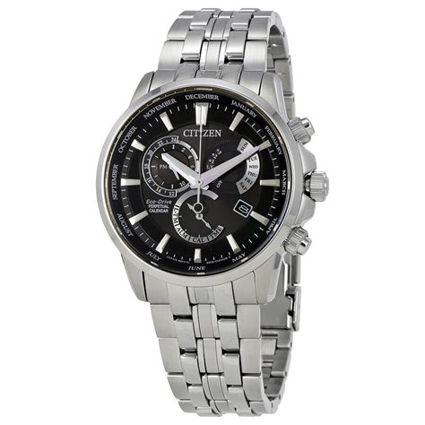 Citizen Eco-Drive Perpetual Black Dial Men's Watch BL8140 ...