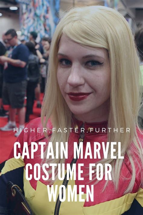 Go Higher Faster Further In A Captain Marvel Costume For Women