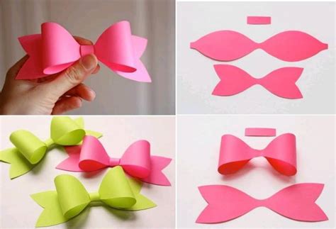 How To Make Paper Craft Bow Tie Step By Step Diy Tutorial
