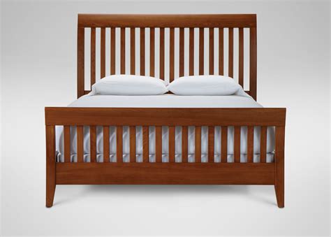 Ethan allen showcases completed rooms in their design centers, to provide consumers space inspiration and how a furniture piece can work in a place. Teagan Sleigh Bed | Beds | Ethan Allen