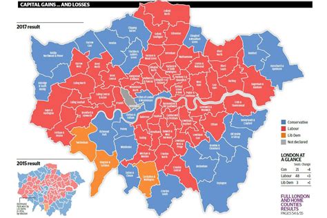 London Election Results Map How The Capital Voted As Labour Makes