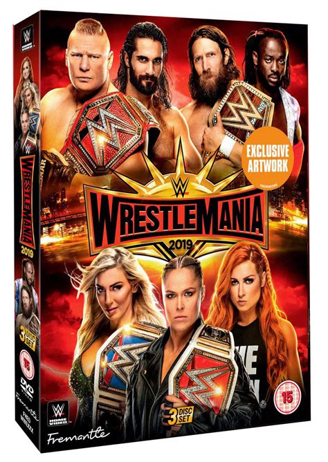 buy wrestlemania 35 online exclusive on dvd or blu ray wwe home video official store