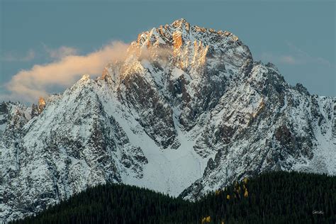First Light On Mount Sneffels Photograph By Greg Miller Fine Art America