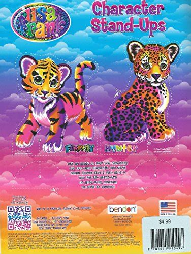 Lisa Frank Color and Trace Book with Stand-up Characters | Pricepulse