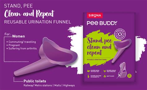 peebuddy reusable portable female urination device for women perfect for travel outdoor