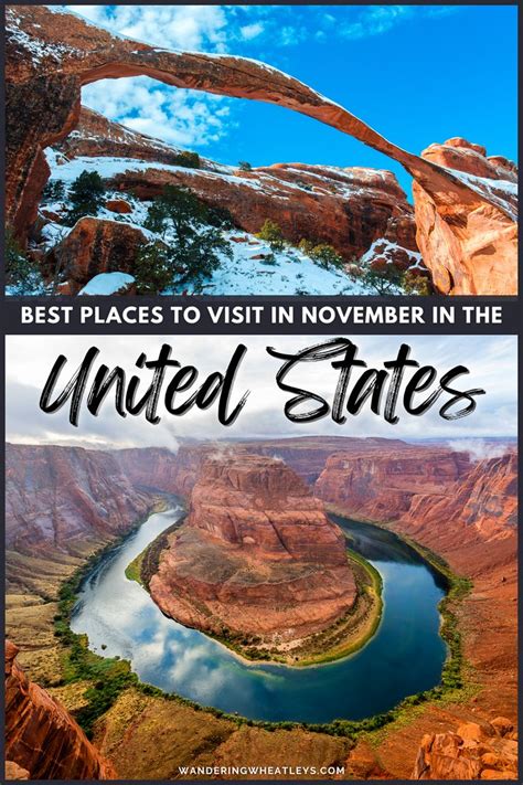 The Best Places To Visit In November In The United States