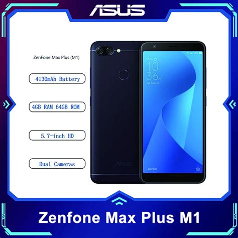 Global Version Asus Zenfone Max Plus M1 Zb570tl Smartphone 4gb Ram 64gb